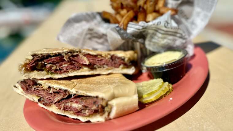 Hot Pasrami Sandwich